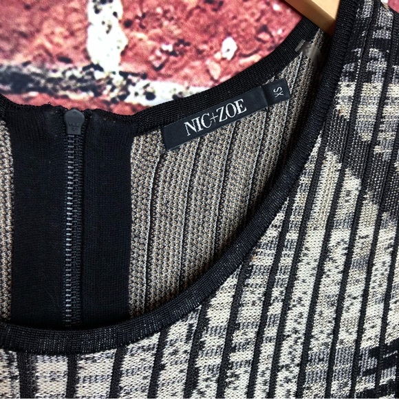 Nic + Zoe abstract twirl sweater dress - Picture 9 of 9